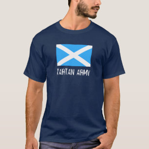 Camiseta Sky Blue Flag of Scotland Tartan Army T-Shirt