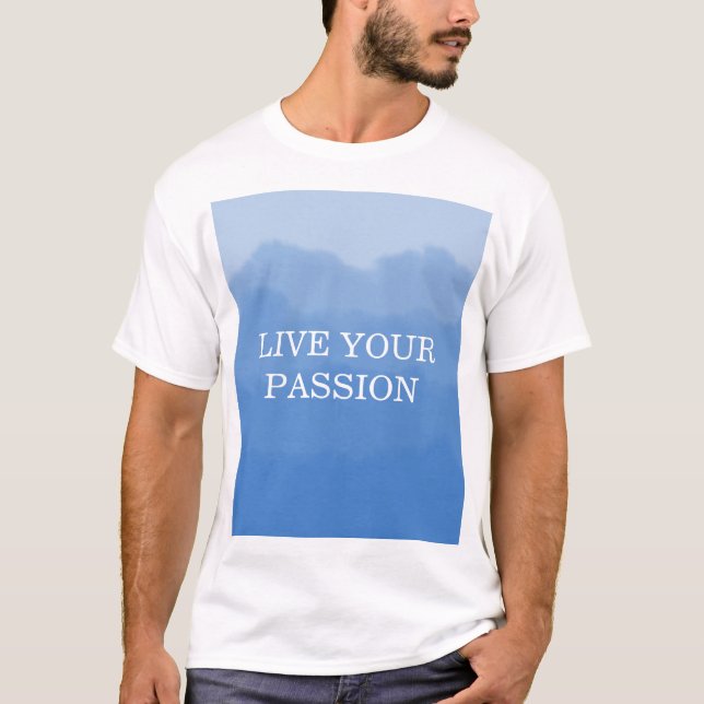 Camiseta Sky blue gradient  (Frente)