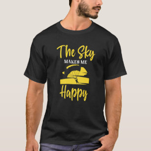 Camiseta Sky Faz Parapente Feliz Paraquedismo