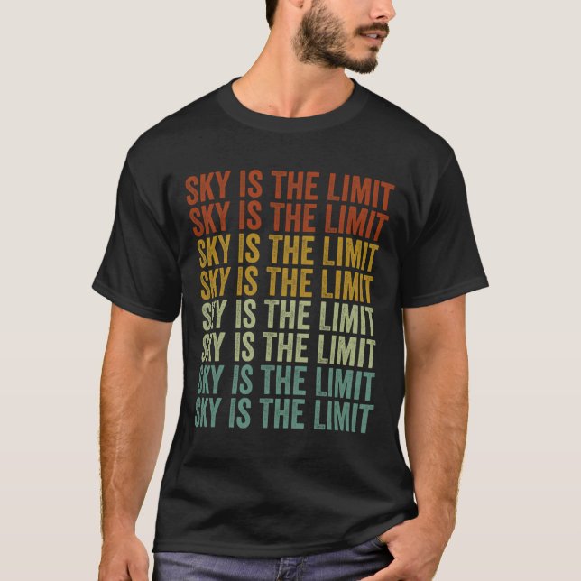 Camiseta Sky Is The Limit Rock Mountain  (Frente)