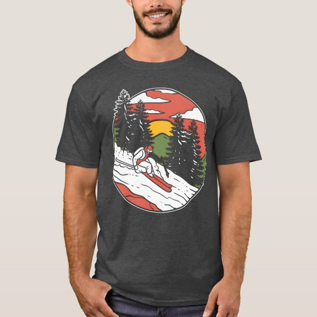 Camiseta Sky Mountain Mountaineer And Rock Climber Gift fam (Frente)