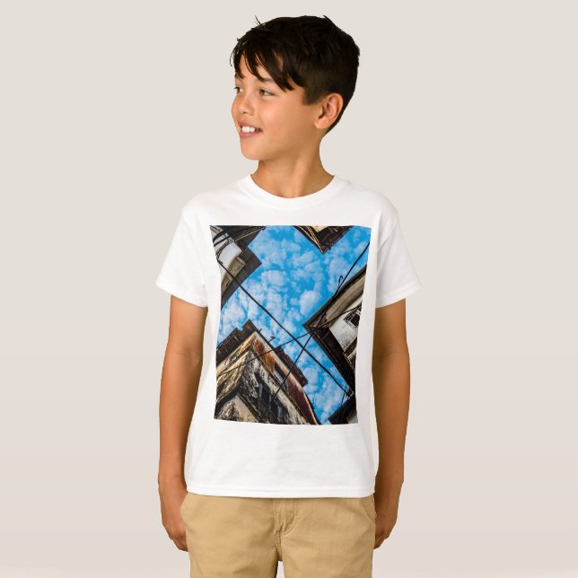 Camiseta Sky Over Stonetown, Zanzibar (Frente Completa)