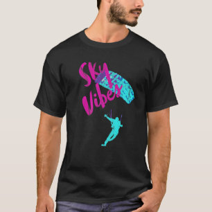 Camiseta Sky Vibes - Roupas Coloridas de Paraquedismo