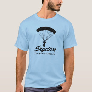 Camiseta Skydive a terra é o limite