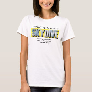 Camiseta skydive, EU FI-LO… e vivi-o!