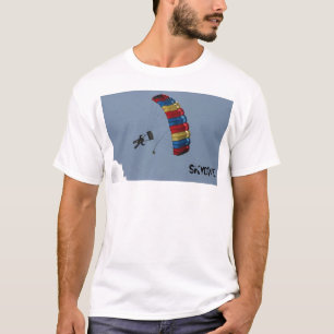 Camiseta skydive-pára-quedas-nuvens, SKYDIVE