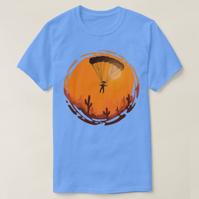 Camiseta skydiver 4 (Frente do Design)