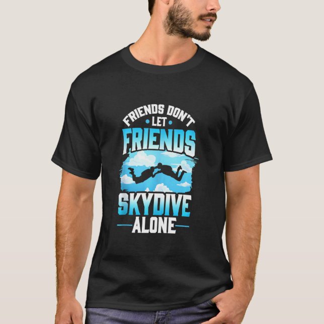 Camiseta Skydiver Adora Paraquedismo Com Amigos S (Frente)