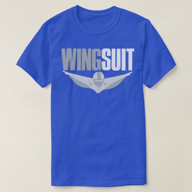 Camiseta Skydiver da base de letreiros Wingcase (Frente do Design)