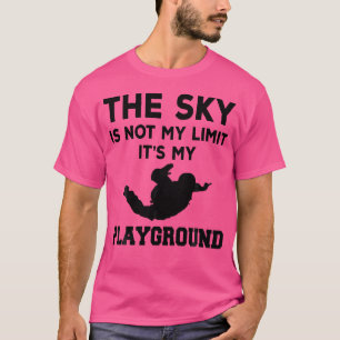 Camiseta Skydiver Dizendo Sky É Minha Campanha Engraçado Sk