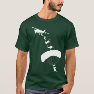 Camiseta Skydiver jump from the plane Skydiving