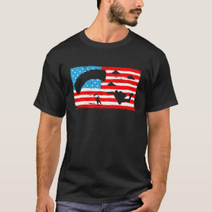 Camiseta Skydiver Parachute Parachutist Skydiver Skydiving