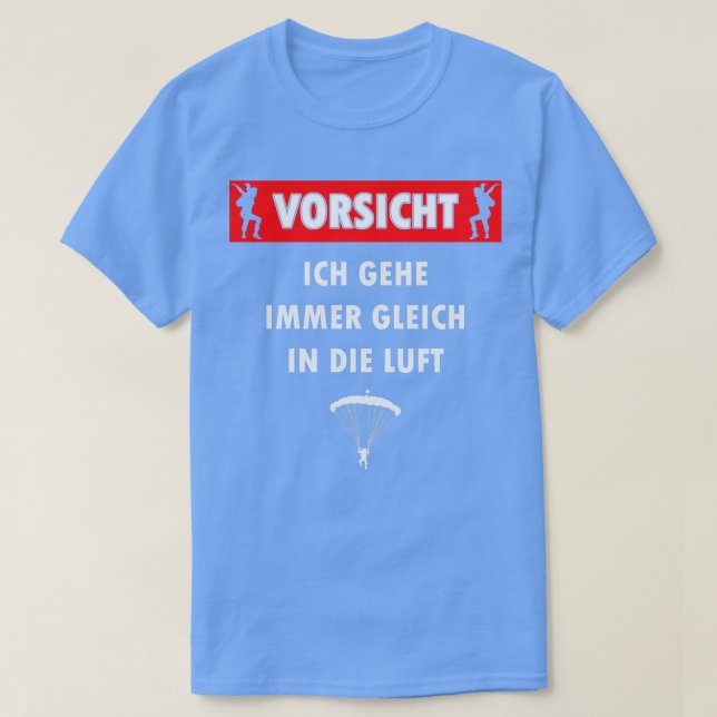 Camiseta Skydiver Parachute Skydiver Idea (Frente do Design)