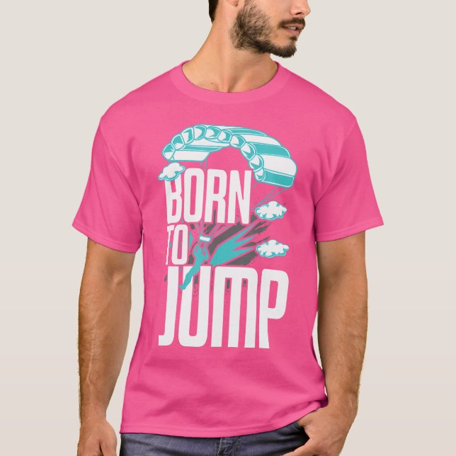 Camiseta Skydiver Skydive Jumping Parachute Base Jump Skydi (Frente)