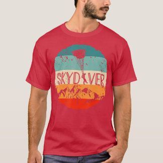 Camiseta Skydiver Skydiver Paraquedising Retro Vintage