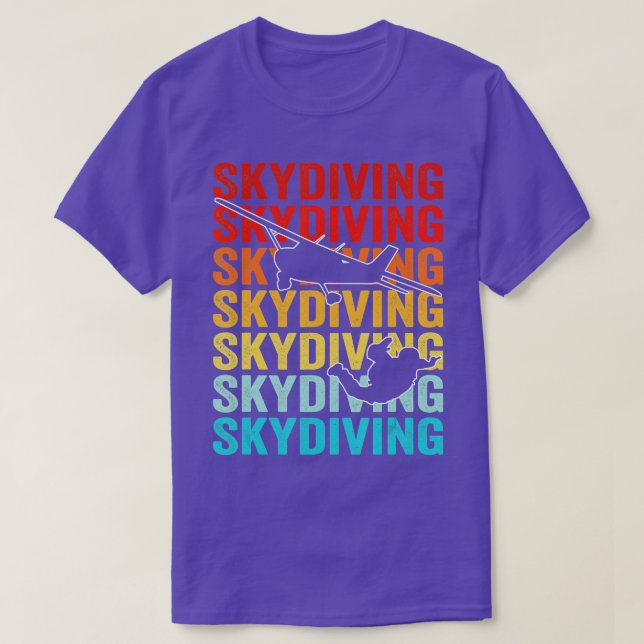 Camiseta Skydiver Skydiving   1  (Frente do Design)