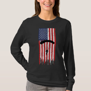 Camiseta Skydiving American Skydiver Parachutist Skydive Pa