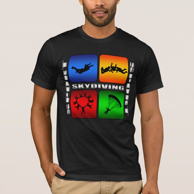 Camiseta Skydiving espectacular (Frente)