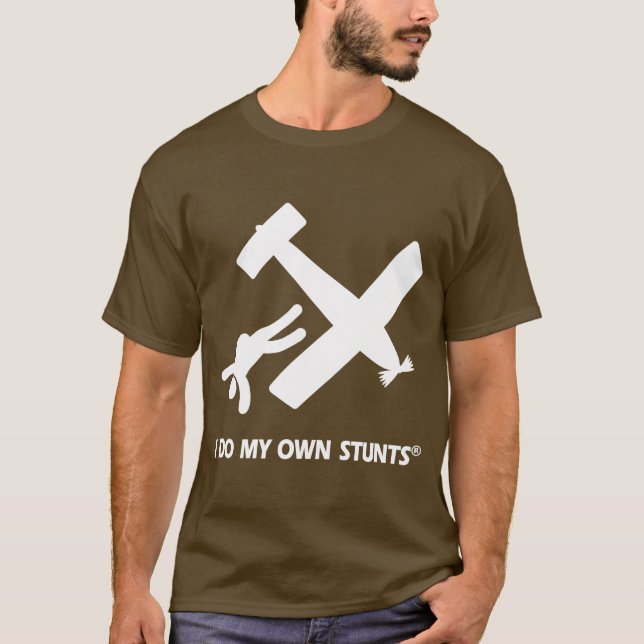 Camiseta Skydiving meus próprios conluios (Frente)