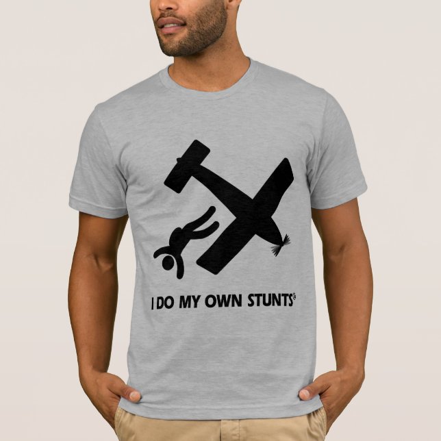 Camiseta Skydiving meus próprios conluios (Frente)