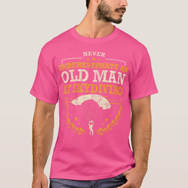Camiseta Skydiving Padre Skydive Pai Skydiving (Frente)