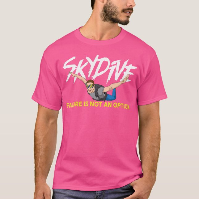 Camiseta Skydiving Para Um Skidiver (Frente)