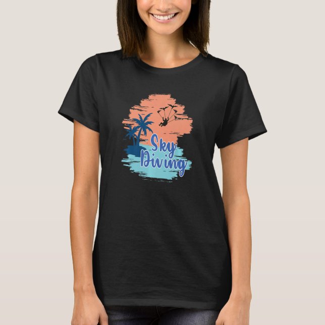 Camiseta Skydiving Parachute Gear (Frente)