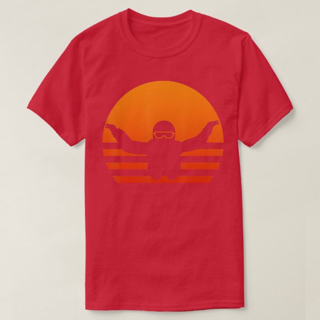 Camiseta Skydiving Parachuting Skydive (Frente do Design)
