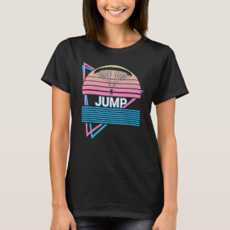 Camiseta Skydiving Parachuting Skydiver Retro Jump