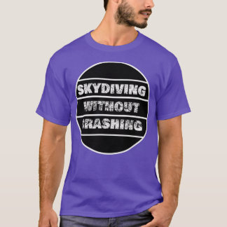 Camiseta Skydiving sem design de queda