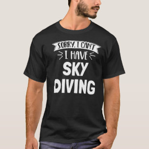 Camiseta Skydiving Sky Diving Para Raparigas Meninas Menina