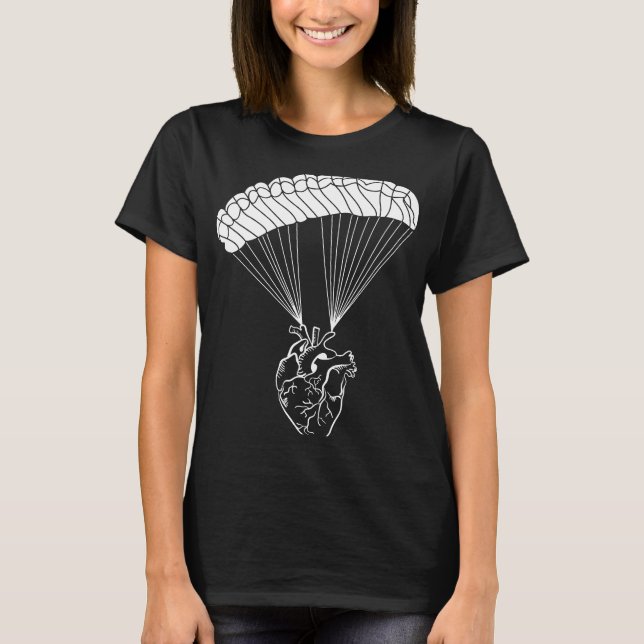 Camiseta Skydiving Skydive Eu Engraçado Presente Ideia Para (Frente)