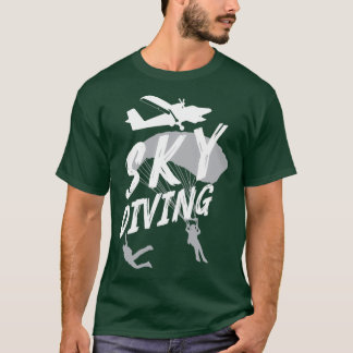 Camiseta Skydiving Skydiver Diving Skydive Parachuting Pres