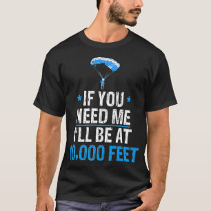 Camiseta Skydiving Skydiver Oferece Presentes Para Homens P