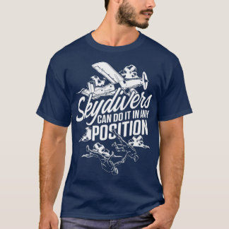 Camiseta Skydiving Skydiver Position Skydive Parachuting Gi