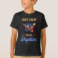 Skydiving Skydiver Retro Mantenha Calma Presente E