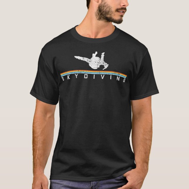 Camiseta Skydiving Skydiver Retro Skydive Vintage Gift  (Frente)