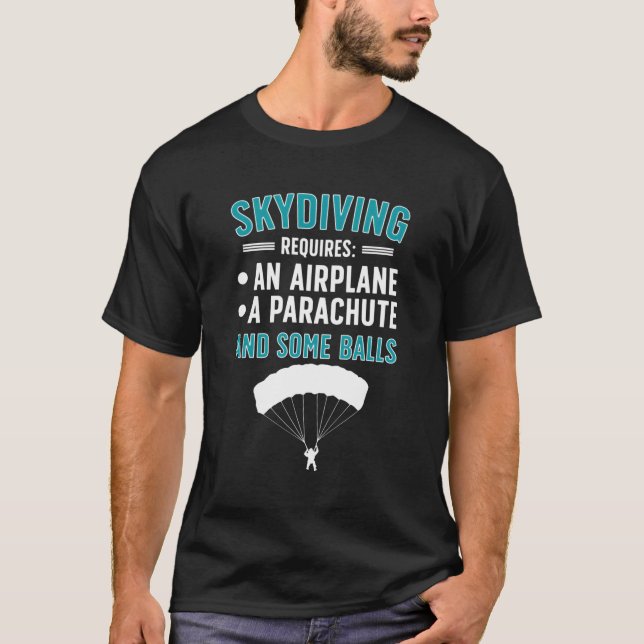 Camiseta Skydiving Skydiver Skydive (Frente)