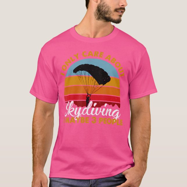 Camiseta Skydiving Sunset (Frente)