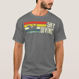 Camiseta Skydiving vintage retro Parachutist Skydiver