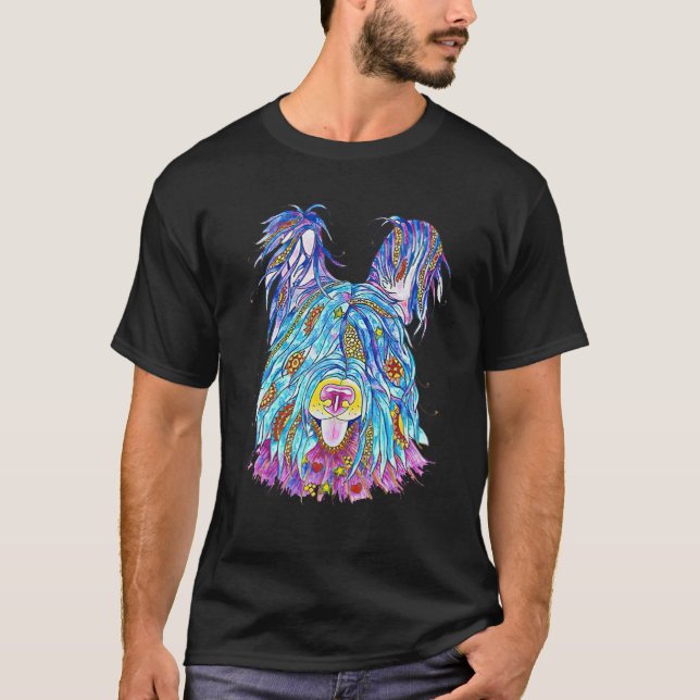 Camiseta Skye Terrier Birthday Para Crianças Adultos Adulto (Frente)
