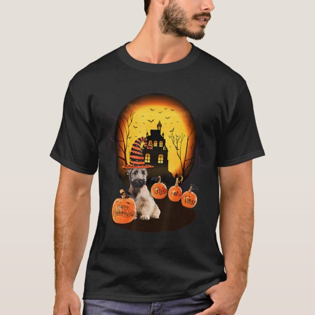 Camiseta Skye Terrier Halloween For Kids Mom Dad Love Dog (Frente)