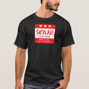 Camiseta Skylar É Meu Nome Personalizado De Apelido Persona