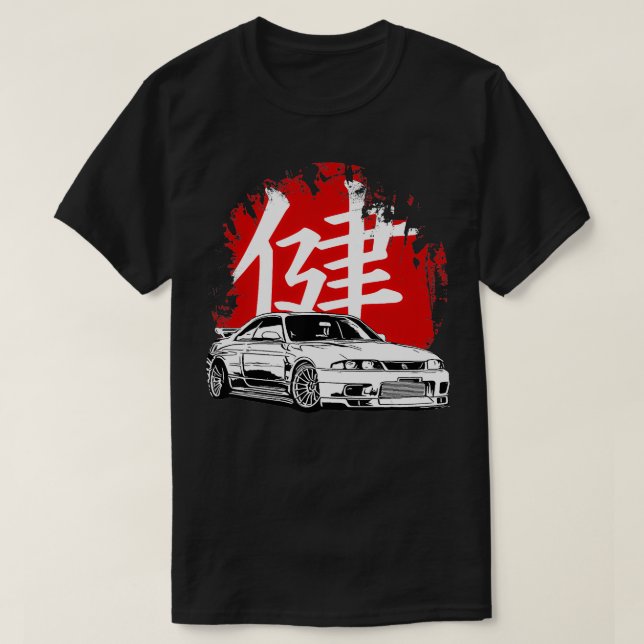 Camiseta Skyline 33 Jdm s Motorsport Jdm s Gift Idea Tea (Frente do Design)