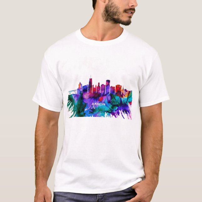 Camiseta Skyline Akron (Frente)