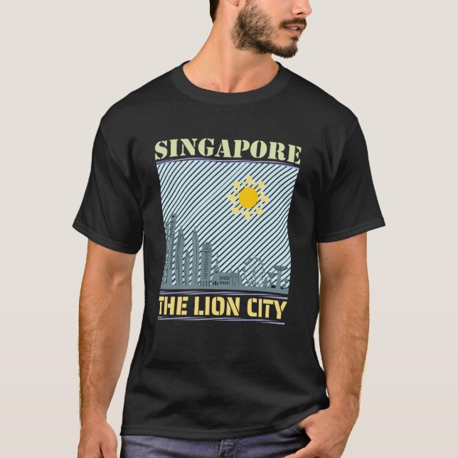 Camiseta Skyline Country City Skyline Landmark S (Frente)