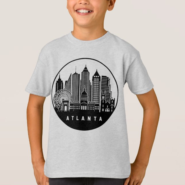 Camiseta Skyline da Atlanta Georgia (Frente)