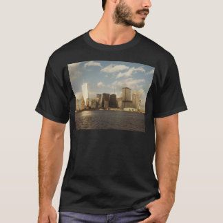 Camiseta Skyline da Nova Iorque antes de 9/11 das torres