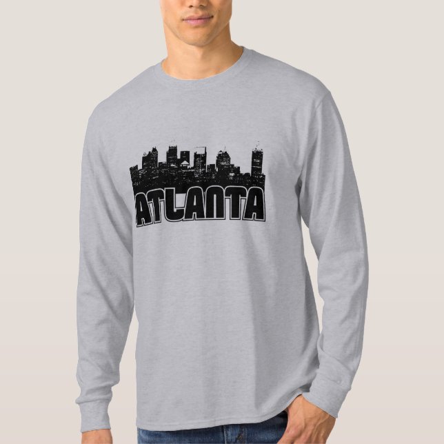 Camiseta Skyline de Atlanta (Frente)