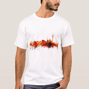 Camiseta Skyline de Berlim Alemanha